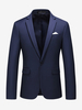 Blazers Vestes Costumes Décontracté Hommes Formels Bleu Marine Foncé De Qualité