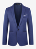 Blazers Vestes Costumes décontractés hommes Chic Kaki Gris Coupe Cintré