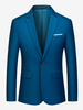 Blazers Vestes Costumes Décontractés Hommes Formel Bleu Vert Foncé De Qualité
