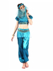 Bleue Tenue Costume Asiatique Costume Déguisements Halloween Princesse Arabe Femme