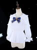 Blouses Lolita Blanches Manches Longues Volants Top Lolita Déguisements Halloween