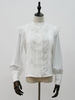 Blouses Lolita Chemise blanche à manches longues en polyester Sweet Lolita