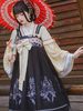 Blouses Lolita Style Chinois Or Clair Manches Longues Lacets Volants Haut Lolita
