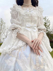 Blouses Sweet Lolita Blanc Manches Longues Haut Lolita Volants Chemise Lolita