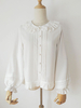 Blouses Sweet Lolita Blanc Manches Longues Volants Haut Lolita Chemise Lolita