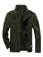 Blouson beau unicolore en polyester
