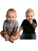 Body bébé en coton à manches tatouées pour tout-petit