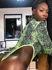 Bodysuit Combinaison Sexy Moulant Femme Imprimé Serpentine à Col Montant avec Manches Longues Bicolores Body Sexy