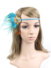Boho Bandeau Tressé Hippie Headpieces Femmes Plumes Glands Années 1920 Great Gatsby Accessoires De Cheveux Déguisements Halloween
