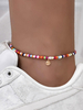 Boho Blond Cheville Chaîne Perlée Chaînes Bijoux Complets Du Corps Pour Les Femmes