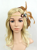 Boho Flapper Bandeau Plumes Vintage Années 1920 Great Gatsby Headpieces Tressé Hippie Femmes Cheveux Accessoires Déguisements Halloween