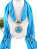 Boho Scarf Fringe Statement Collier Foulards