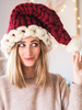 Bonnet de Noël avec pompons tricotés à la main pour famille