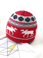 Bonnet Kigurumi Rouge Enfant Cadeaux Noël En Coton Chapeaux Déguisements Halloween