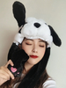 Bonnet Lolita Doux Chapeau Ballon Lolita Blanc Moelleux Déguisements Halloween