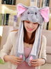 Bonnet Lolita Doux Chapeau Ballon Lolita Moelleux Élépant Gris Déguisements Halloween