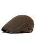 Bonnet plat à boucle ajustable pour hommes en coton