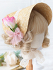 Bonnet Sweet Lolita Accessoire Dentelle Fleurs Accessoires Lolita Abricot