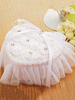 Boîte de mariage bague dentelle blanche perles strass noeuds forme de coeur boîte de mariage