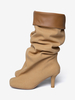 bottes à enfiler en suède pour femmes