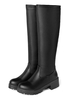 Bottes à hauteur du genou femme Puppy Heel 1.8 "Bottes dhiver pour femme