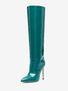 Bottes à talons hauts pour femmes bottes hautes à bout pointu