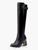Bottes à talons épais en Synthétique avec boucle