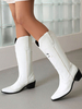 Bottes au Genou Femme à Talons Hauts Unicolore