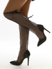 Bottes dété noires pour femmes; bout pointu; talon aiguille; Sky High Strap; bottes dété en cuir PU réglables