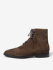 Bottes de Travail Chaussures Homme à Lacet Cuir de Vachette Chic Marron Café