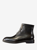 Bottes De Travail Hommes Bottines Martin Noires Chics À Lacet Chic