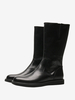Bottes De Travail Hommes En Cuir De Vachette Bottes Hautes Classiques Noires