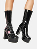 Bottes de veau à talon chunky pour femmes en bottes