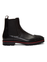 Bottes en cuir pour homme fabuleux bout rond en peau de vache avec rivets