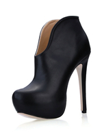 Bottes Femmes 2021 Noi en Cuir Pu Haut Talon Bottillons