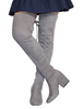 Bottes Hautes Femme Bottes Au Dessus De Genoux Bout Rond