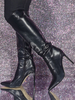 Bottes hautes sexy à talons aiguilles pour femmes