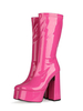 Bottes mi-mollet épaisses à plateforme pour femmes