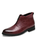 Bottes pour hommes à la mode en cuir PU à bout rond