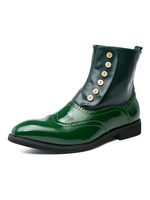 Bottes pour hommes Fabulous Round Toe PU Cuir
