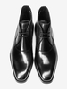 Bottes Richelieu Hommes Soirée Classiques En Cuir Noir À Bout Carré Bal Mariage