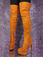 Bottines à talon aiguille chaussures femmes avec tige en micro-daim