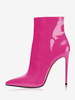 Bottines À Talons Hauts Aiguilles Femmes Bottes À Bout Pointu Roses