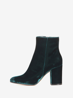 Bottines à Talons Hauts Femme avec Bout Rond Unicolore