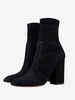 Bottines à Talons Hauts Femme avec Bout Rond Unicolore