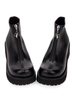 Bottines lolita montantes à plateforme à fermeture à glissière métallique Punk Lolita Footwear Déguisements Halloween