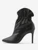 Bottines noires à talons hauts et bout pointu pour femmes