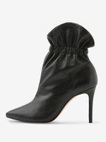 Bottines noires à talons hauts et bout pointu pour femmes