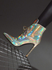 Bottines pour femmes Blond Synthétique cuir bout pointu talon aiguille Laser bottines
