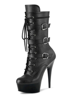 Bottines sexy femme bottines club talon haut plateforme à lanière
